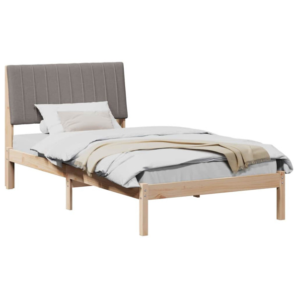 Estructura de cama Marrón 100 x 200 cm Madera de pino macizo M 3