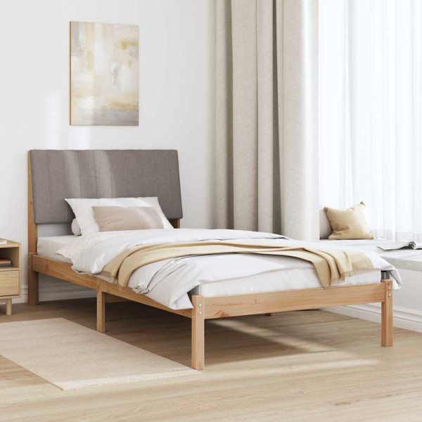 Estructura de cama Marrón 100 x 200 cm Madera de pino macizo M 4