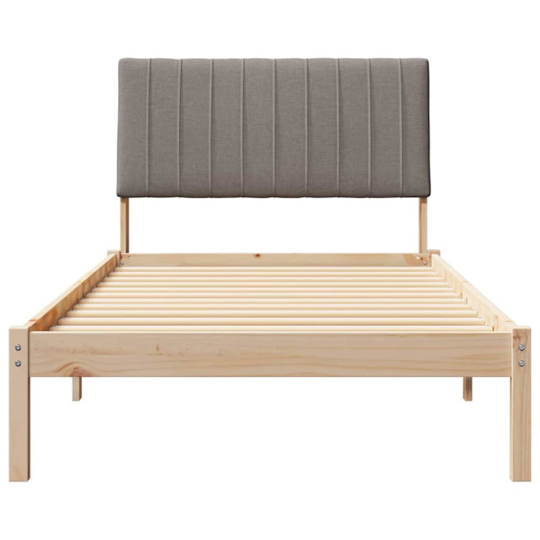 Estructura de cama Marrón 100 x 200 cm Madera de pino macizo M 5