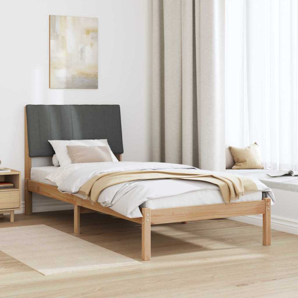 Estructura de cama Marrón 90 x 200 cm Madera de pino macizo M 4