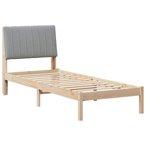 Estructura de cama Marrón 80 x 200 cm Madera de pino macizo H