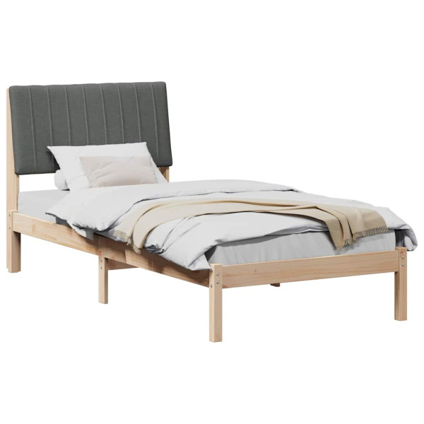 Estructura de cama Marrón 90 x 190 cm Madera de pino macizo M 3