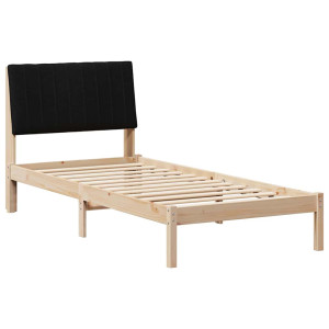 Estructura de cama Marrón 90 x 190 cm Madera de pino macizo H