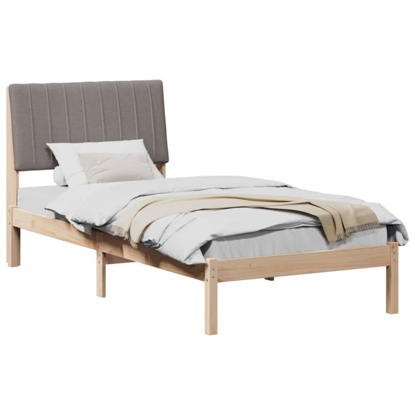 Estructura de cama Marrón 90 x 190 cm Madera de pino macizo M 3
