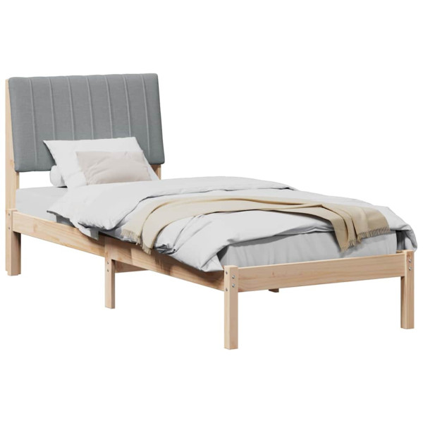 Estructura de cama Marrón 75 x 190 cm Madera de pino macizo M 3