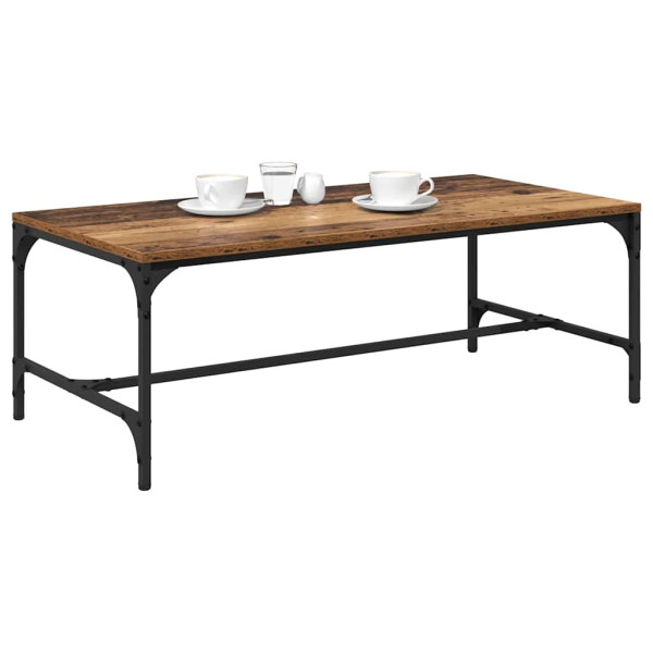 Mesa de Café Madera Vieja 100 x 50 x 35 cm Madera contrachapada M 3