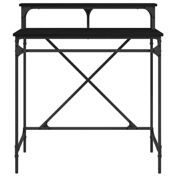 Escritorio Roble Negro 80 x 50 x 90 cm Madera contrachapada M 5