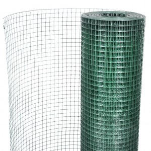 Alambrada galvanizada con revestimiento de PVC verde 25x1 m H