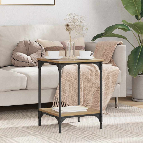 Mesa de Café Roble artesanal 40 x 40 x 55 cm D