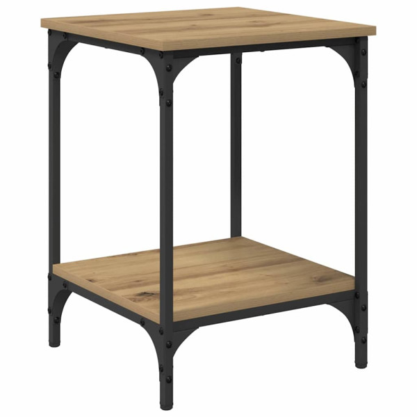 Mesa de Café Roble artesanal 40 x 40 x 55 cm M 2