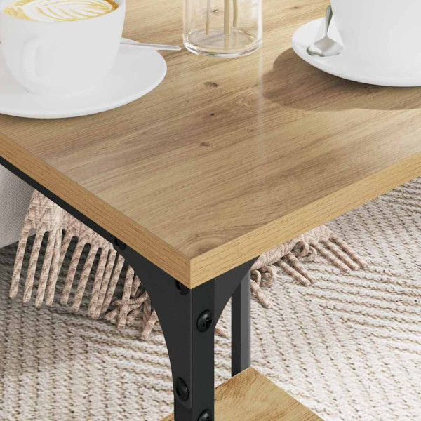 Mesa de Café Roble artesanal 40 x 40 x 55 cm M 4