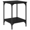 Mesa de Café Roble Negro 40 x 40 x 55 cm Madera contrachapada 2
