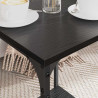 Mesa de Café Roble Negro 40 x 40 x 55 cm Madera contrachapada 4