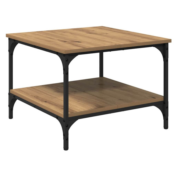 Mesa de Café Roble artesanal 55 x 55 x 40 cm M 2