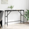 Mesa Consola Roble Negro 100 x 32 x 75 cm Madera contrachapada 1