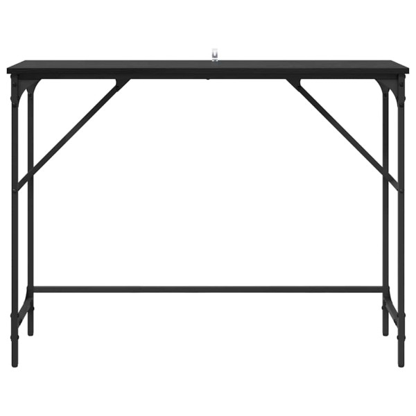 Mesa Consola Roble Negro 100 x 32 x 75 cm Madera contrachapada M 5