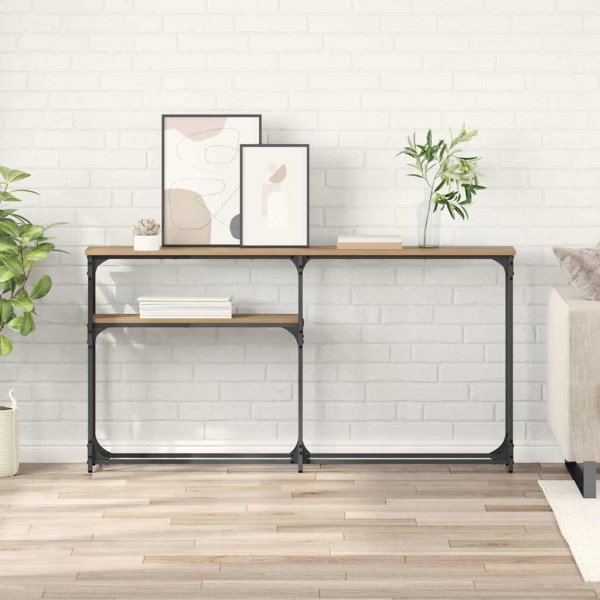 MesaConsola Roble artesanal 145 x 22.5 x 75 cm D