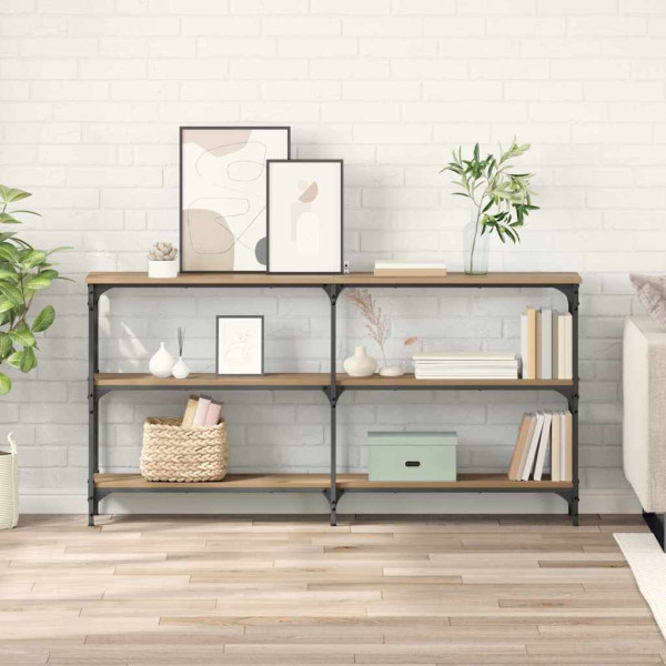 Mesa Consola Roble artesanal 150 x 29 x 75 cm D