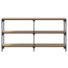 Mesa Consola Roble artesanal 150 x 29 x 75 cm 5