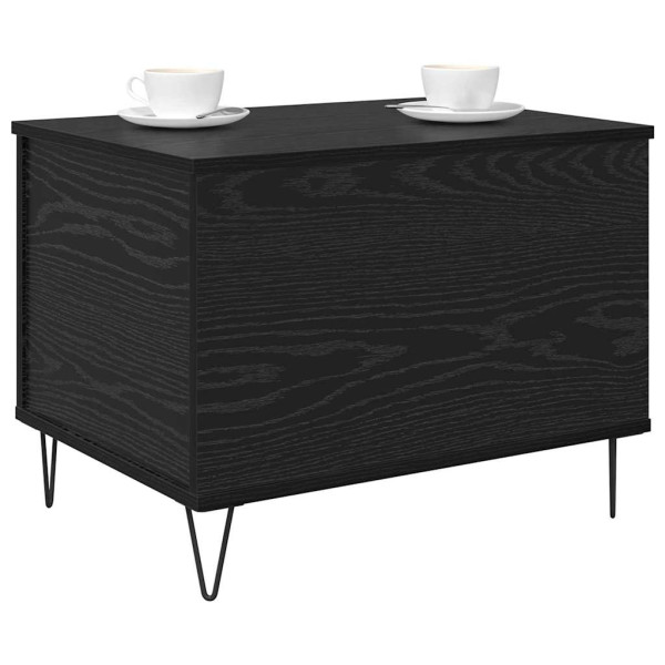 Mesa de Café Roble Negro 60 x 44.5 x 45 cm Madera contrachapada M 3