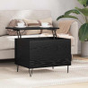 Mesa de Café Roble Negro 60 x 44.5 x 45 cm Madera contrachapada 4