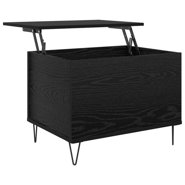 Mesa de Café Roble Negro 60 x 44.5 x 45 cm Madera contrachapada M 5