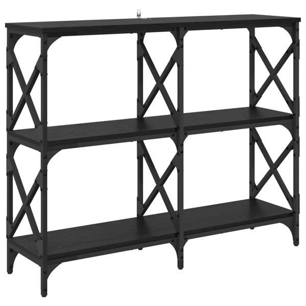 Mesa Consola Roble Negro 100 x 28 x 80.5 cm M 2