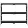 Mesa Consola Roble Negro 100 x 28 x 80.5 cm 5