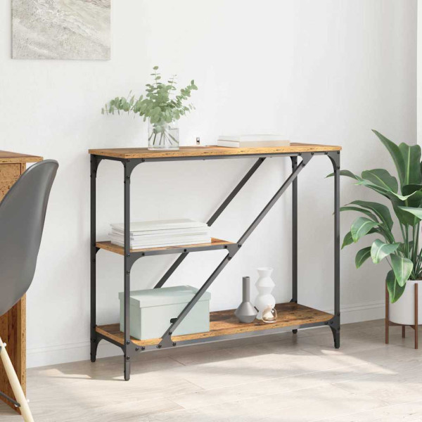 Mesa Consola Madera Vieja 88.5 x 30 x 75 cm D