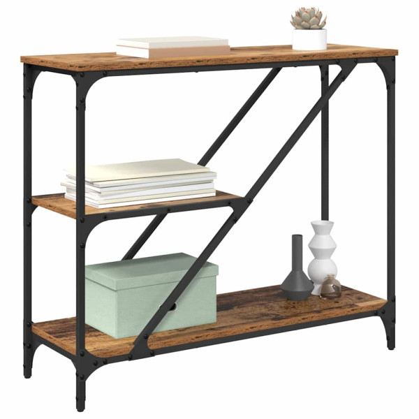 Mesa Consola Madera Vieja 88.5 x 30 x 75 cm M 3