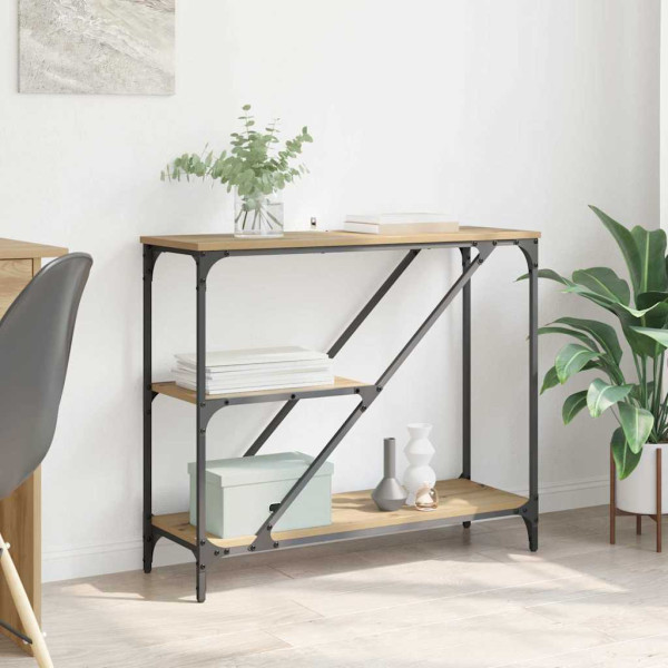 Mesa Consola Roble artesanal 88.5 x 30 x 75 cm D