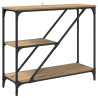 Mesa Consola Roble artesanal 88.5 x 30 x 75 cm 2