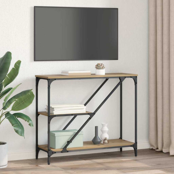 Mesa Consola Roble artesanal 88.5 x 30 x 75 cm M 4