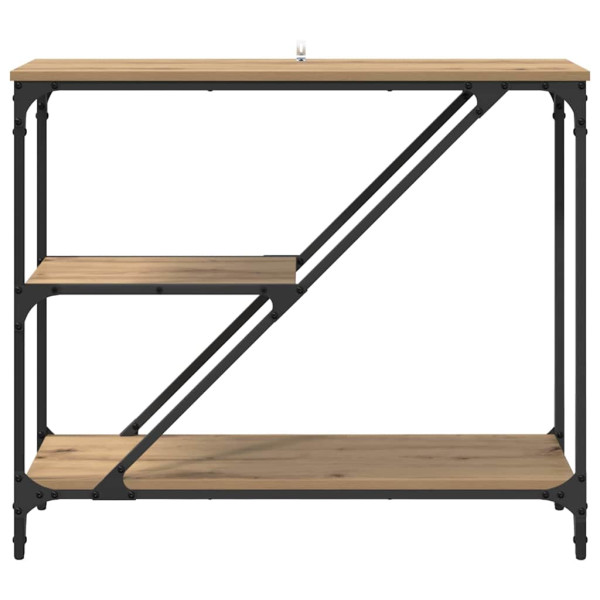 Mesa Consola Roble artesanal 88.5 x 30 x 75 cm M 5