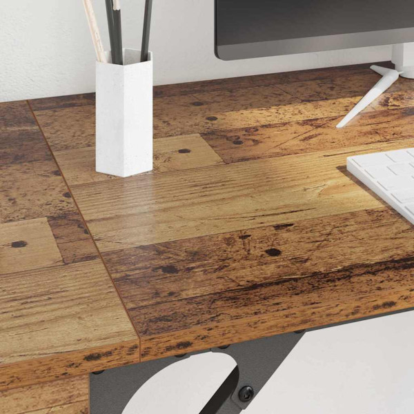 Escritorio de Computadora Madera Vieja 131 x 48 x 75 cm M 4