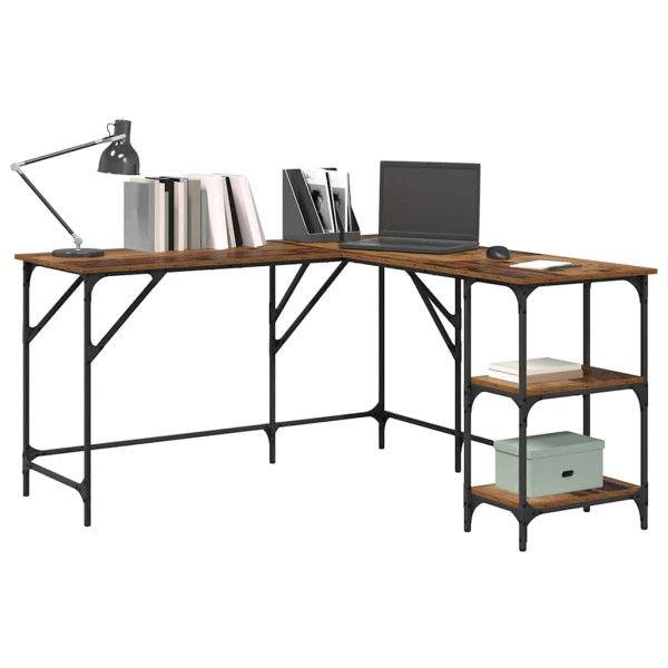 Escritorio Madera Vieja 139 x 139 x 75 cm Madera contrachapada M 3