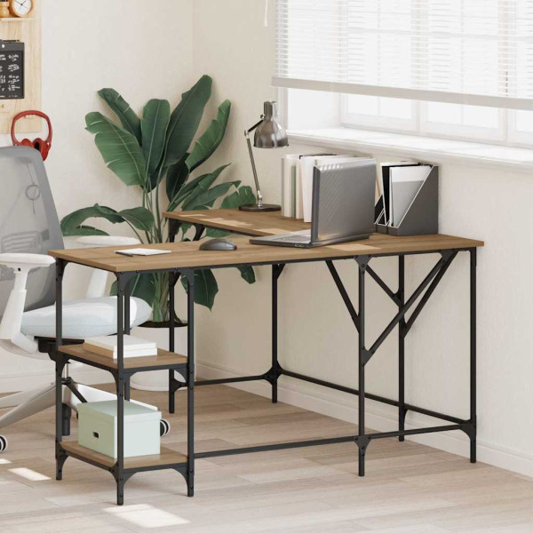 Escritorio Roble artesanal 139 x 139 x 75 cm D