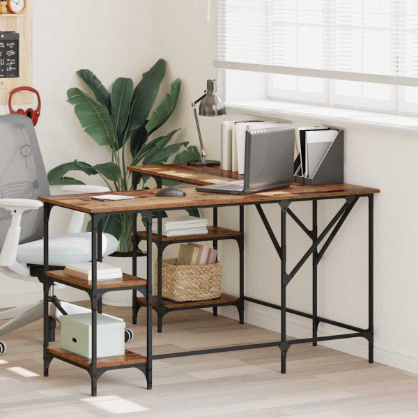 Escritorio Madera Vieja 139 x 139 x 75 cm Madera contrachapada D