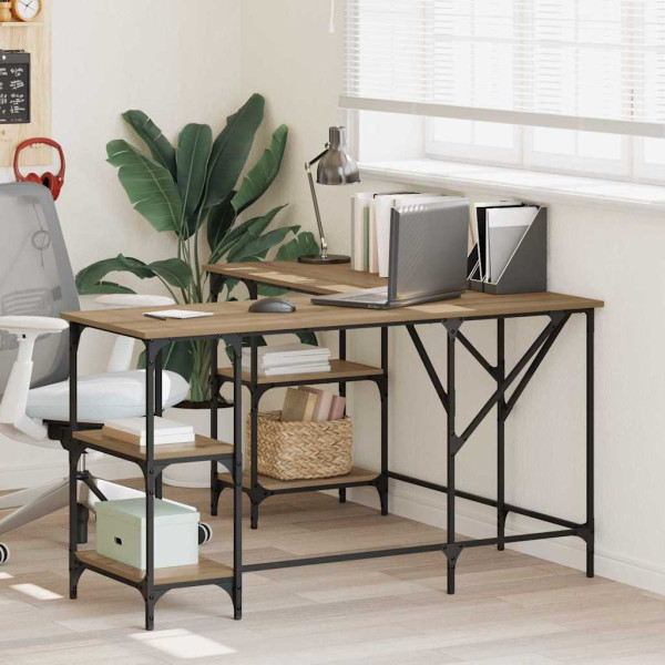 Escritorio Roble artesanal 139 x 139 x 75 cm D