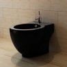 Bidet redondo de cerámica. negro 1
