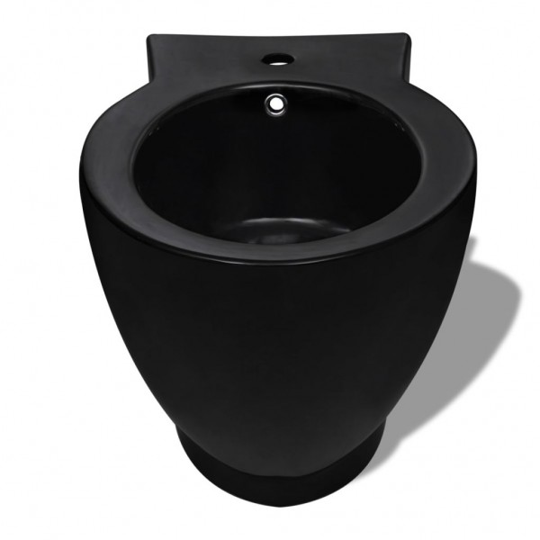 Bidet redondo de cerámica. negro M 4