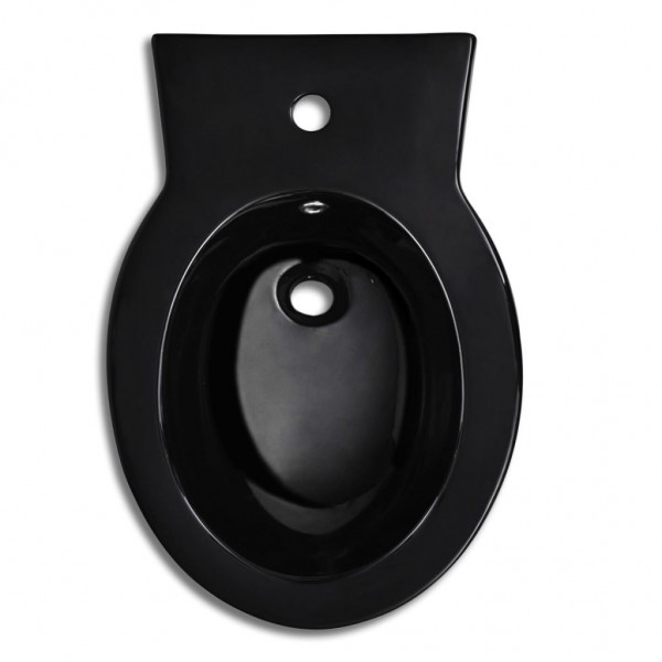 Bidet redondo de cerámica. negro M 5