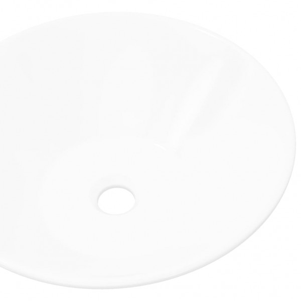 Selha de porcelana Cuvete de Cerâmica Branca M 4