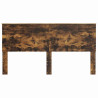 Cabecero con cabecera Roble ahumado 200 cm Madera contrachapada 4