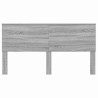 Cabecero con cabecera Gris Sonoma 180 cm Madera contrachapada 4
