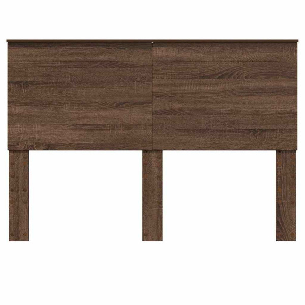 Cabecero con cabecera Roble Marrón 180 cm Madera contrachapada M 4