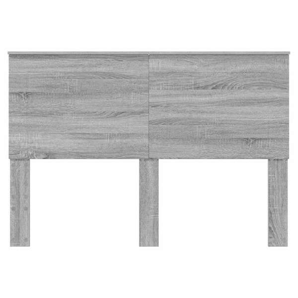Cabecero con cabecera Gris Sonoma 160 cm Madera contrachapada M 4