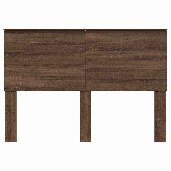 Cabecero con cabecera Roble Marrón 150 cm Madera contrachapada M 4