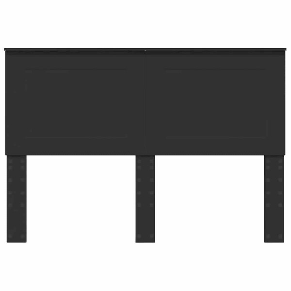Cabecero con cabecera Roble Negro 140 cm Madera contrachapada M 4