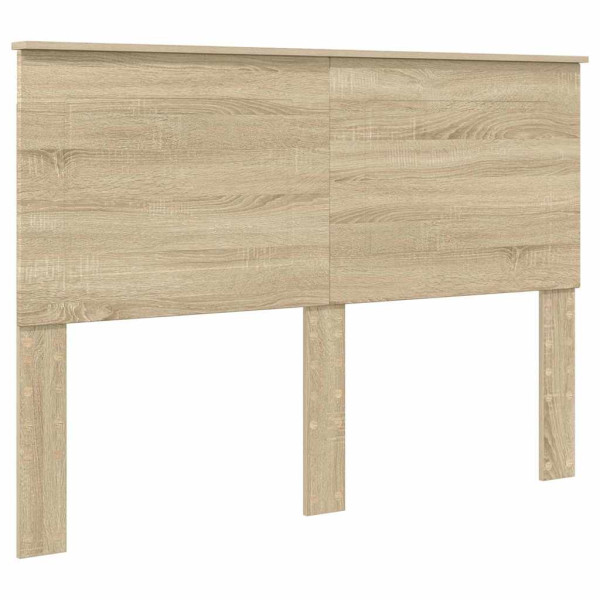 Cabecero con cabecera Roble Sonoma 140 cm Madera contrachapada M 2